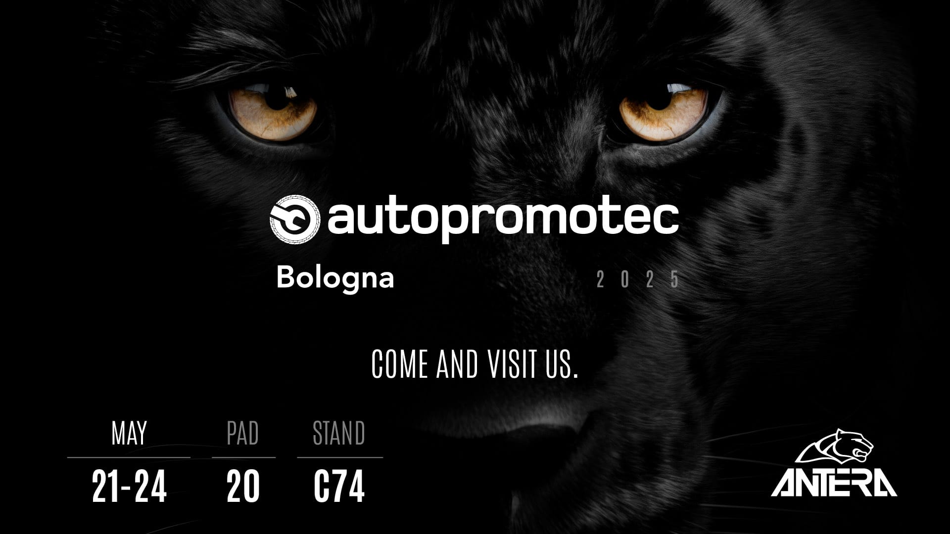 Antera attends Autopromotec Bologna 2025: visit us at Hall 20 - Stand C74