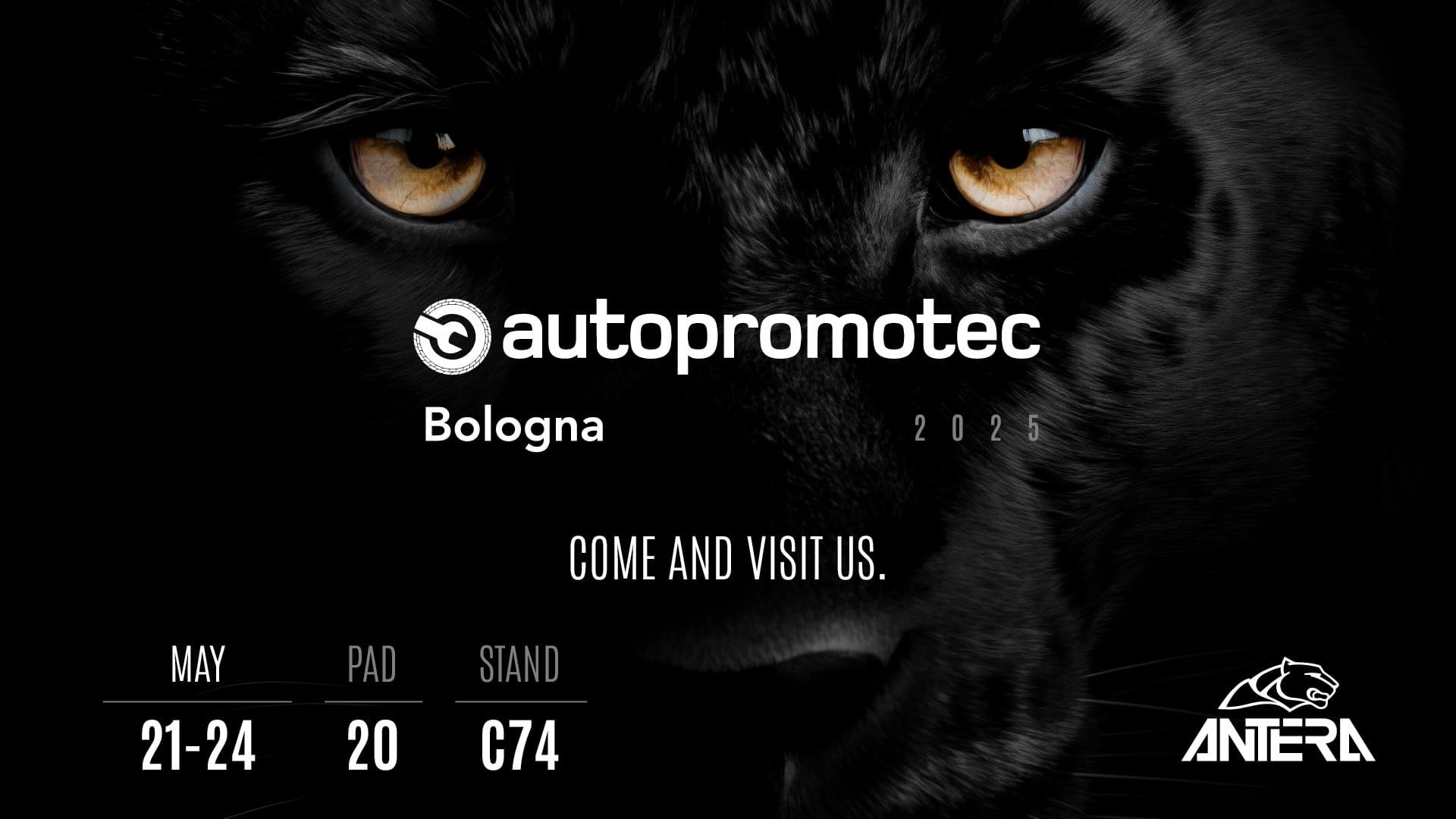 Antera attends Autopromotec Bologna 2025: visit us at Hall 20 - Stand C74